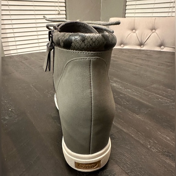 NEVER WORN! Dr.Scholls gray wedge heel booties with support. Womens sz 8 - Picture 5 of 5